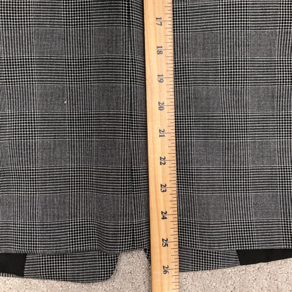 Tahari Pant Suit Women 16 Gray Glen Plaid Classic Power Suit Office Corporate - Picture 9 of 16